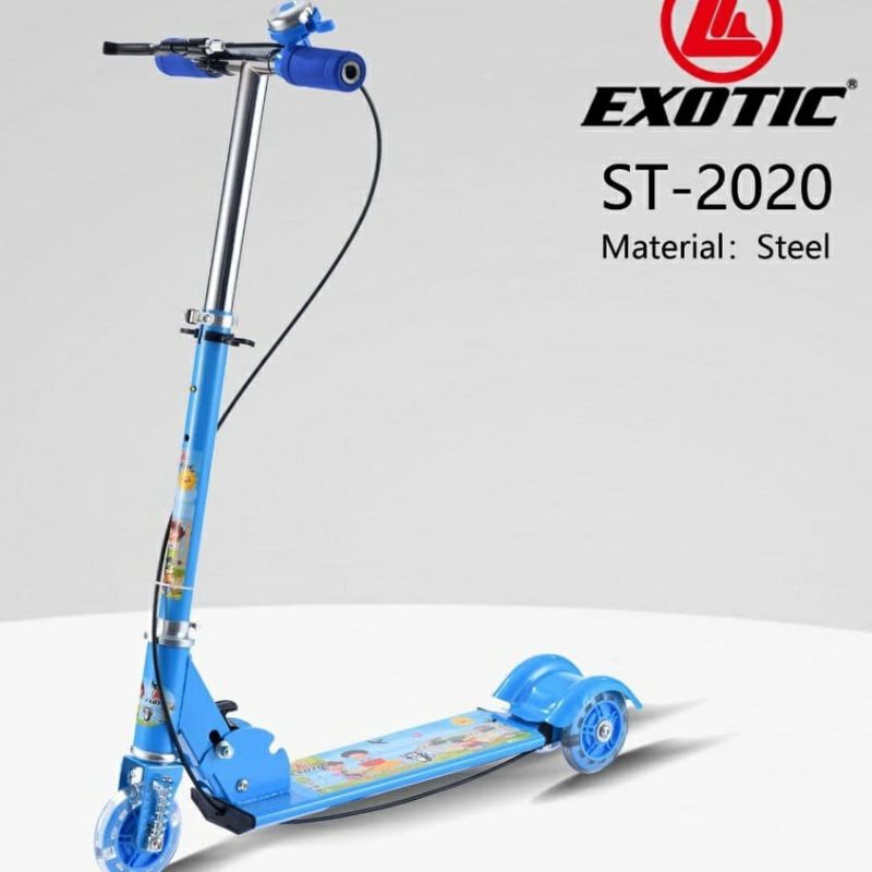 Scooter Exotic ST 2020 Rem Tangan Otoped Skuter Anak