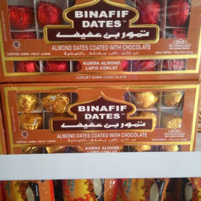 

Kurma Almond Coklat