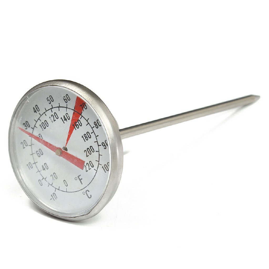 Termometer Minyak Makanan Minuman BBQ Analog Stainless 13cm