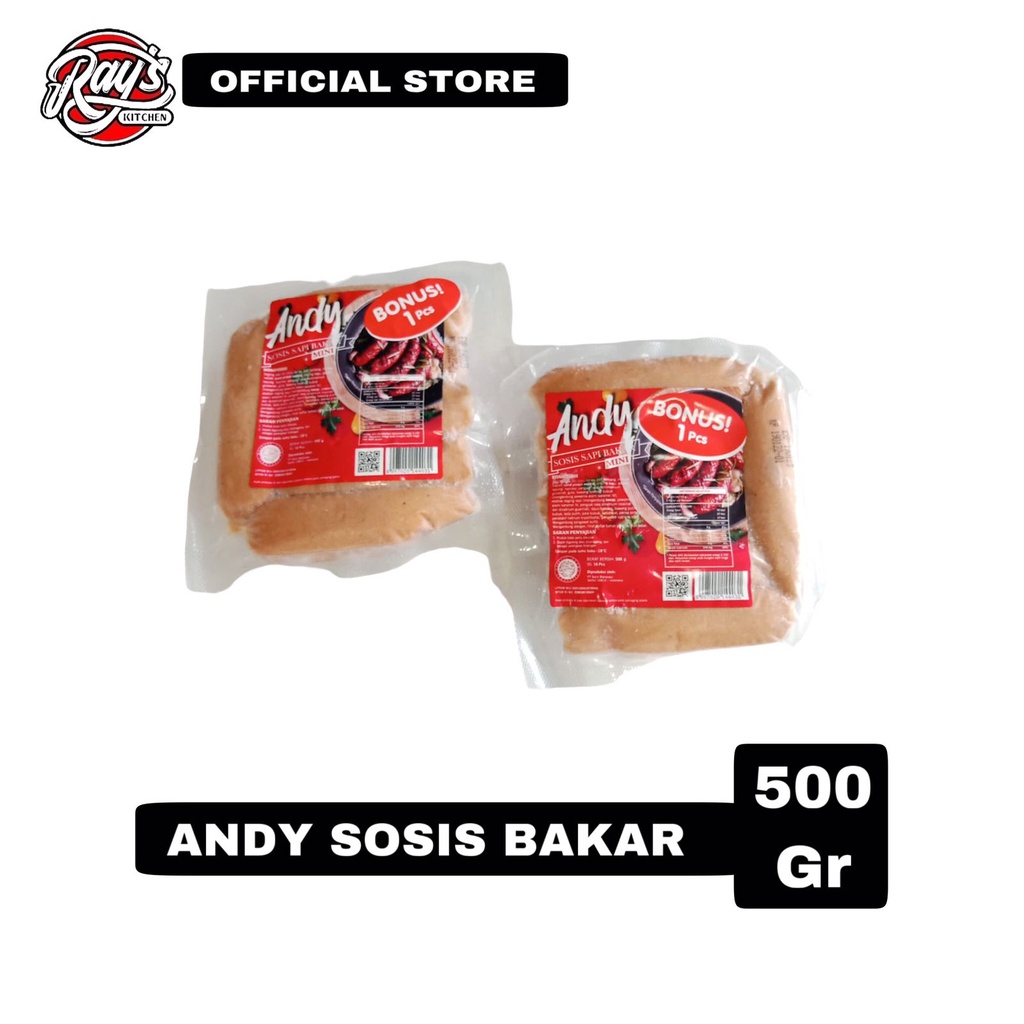 

Andy's Sosis Sapi Bakar isi 11pcs - Sosis Andy Olahan Maknan beku