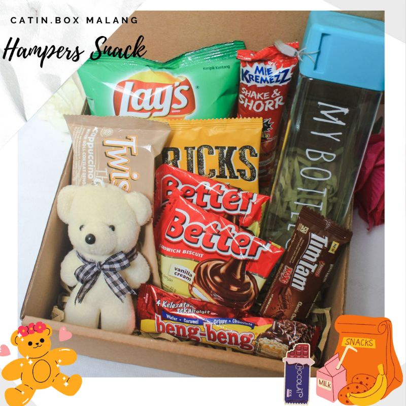 Kado Snack Box Ulang Tahun Cowok Cewek Valentine Lebaran