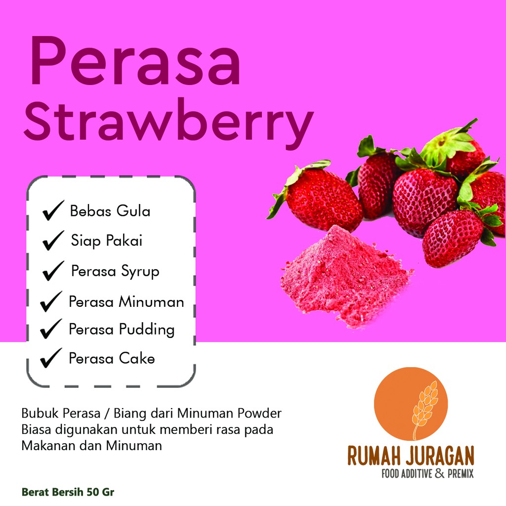 

Essence Strawberry Pocky Sweet Sour - Perasa Makanan Strawberry Untuk Minuman dan Makanan 50 gr