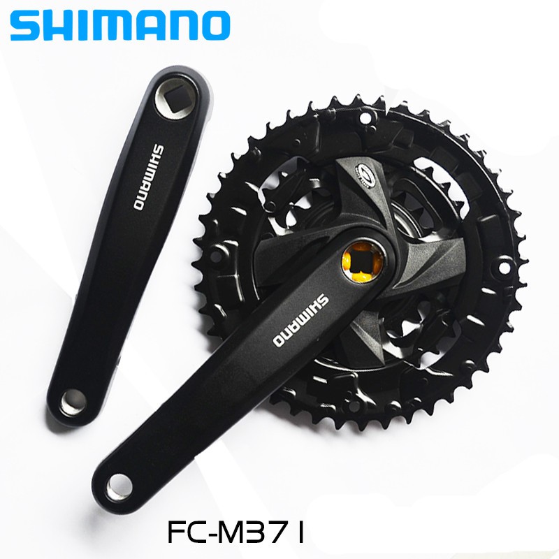 Crank Triple Set Shimano Altus FC-M 371 9 Speed 44T 3 Speed 22 32 44 Bicycle Empire