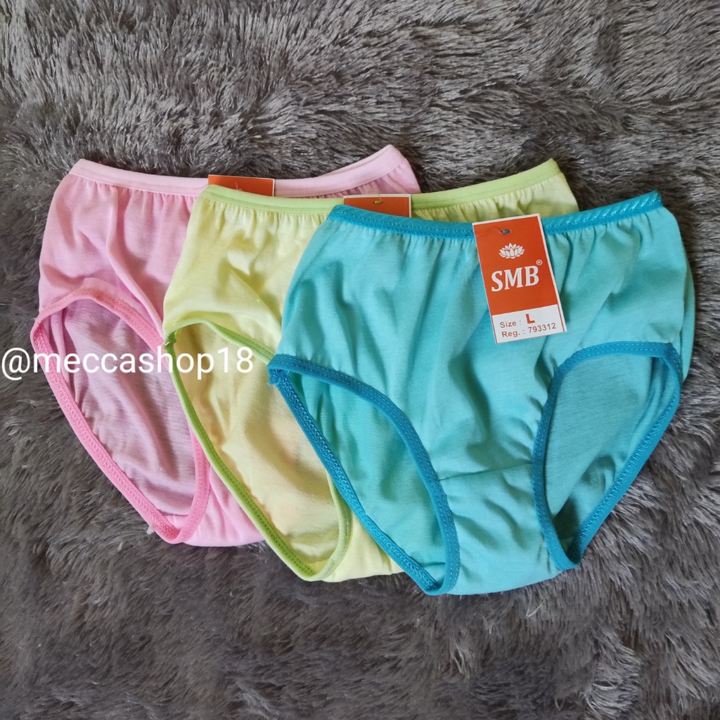 12PCS CD Celana Dalam anak Perempuan Lusinan Murah Bahan Katun