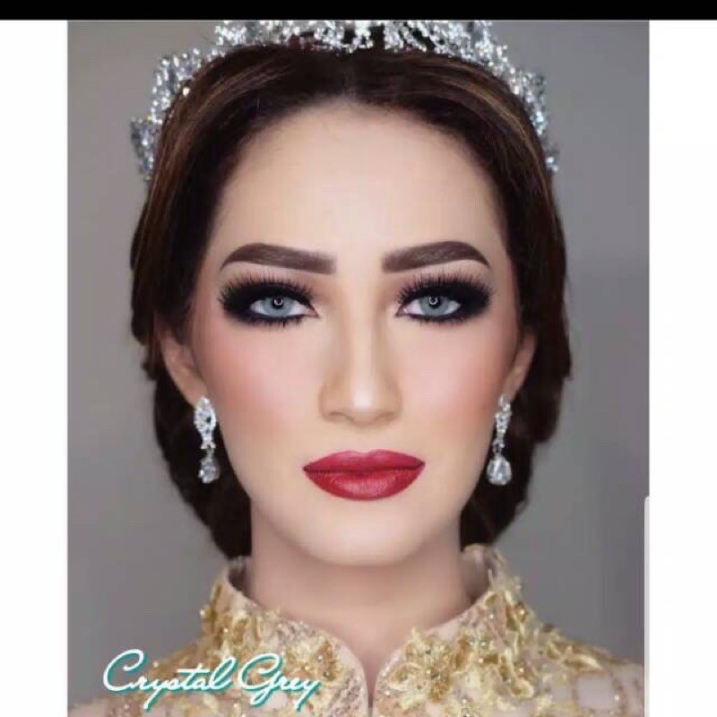 Softlens dubai crystal grey normal & minus