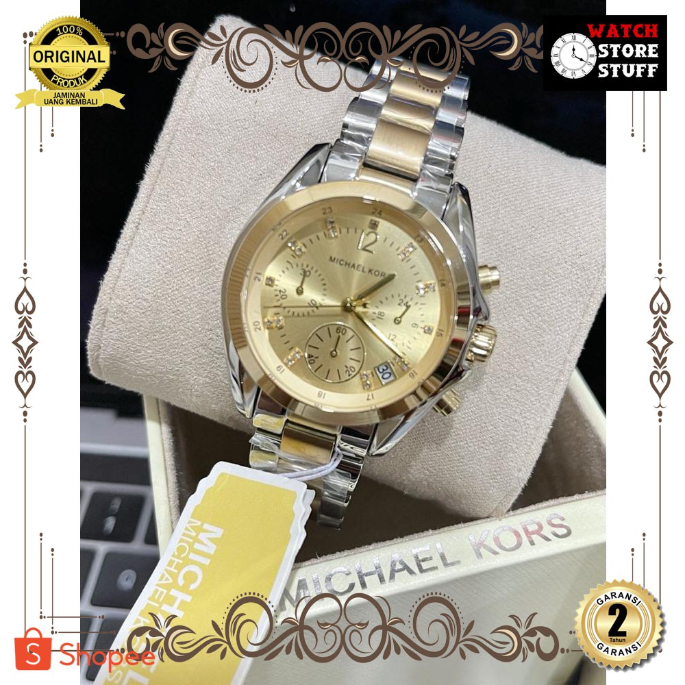 [JAM TANGAN PRIA WANITA | RANTAI | KULIT | KARET | MURAH | MICHAEL KORS]MICHAEL KORS BRADSHAW MK 579