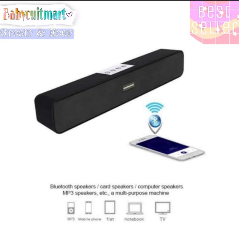 Speaker Bluetooth A12 A13 TWS Soundbar Panjang High Bass Quality