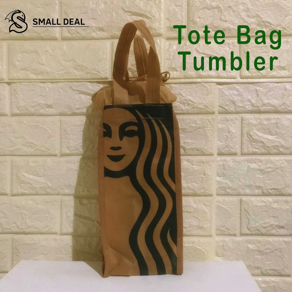 Tumblr Starbucks Original Tumbler Botol Minum 1 liter Besar lucu Anak Bpa Free Unik Karakter Viral-Tote Bag Tumbler