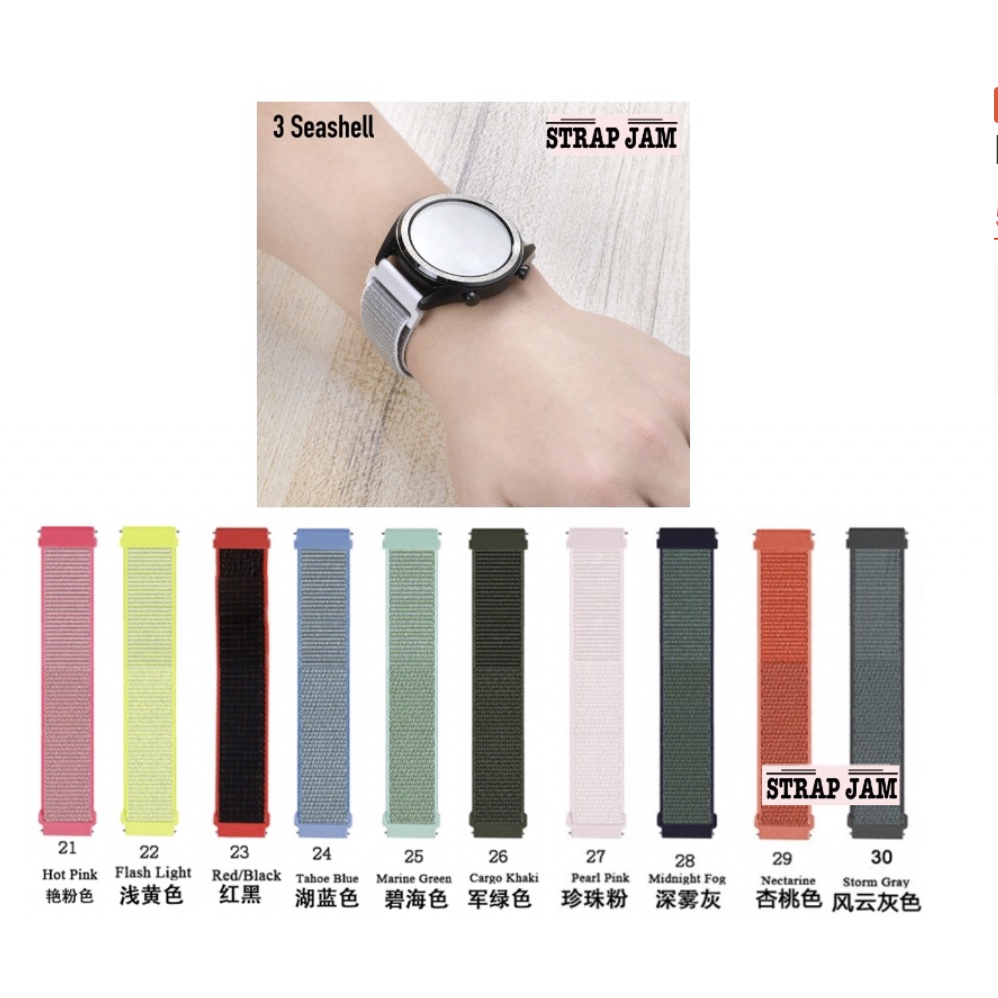 SPORT LOOP Tali Jam AUKEY LS02 LS-02 - Strap 20mm Velcro Krekan Nyaman