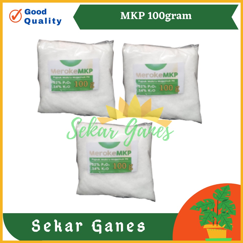 Pupuk Meroke Mkp Repack 100 Gram / Mono Kalium Booster Pembungaan Dan Pembuahan Repacking Termurah