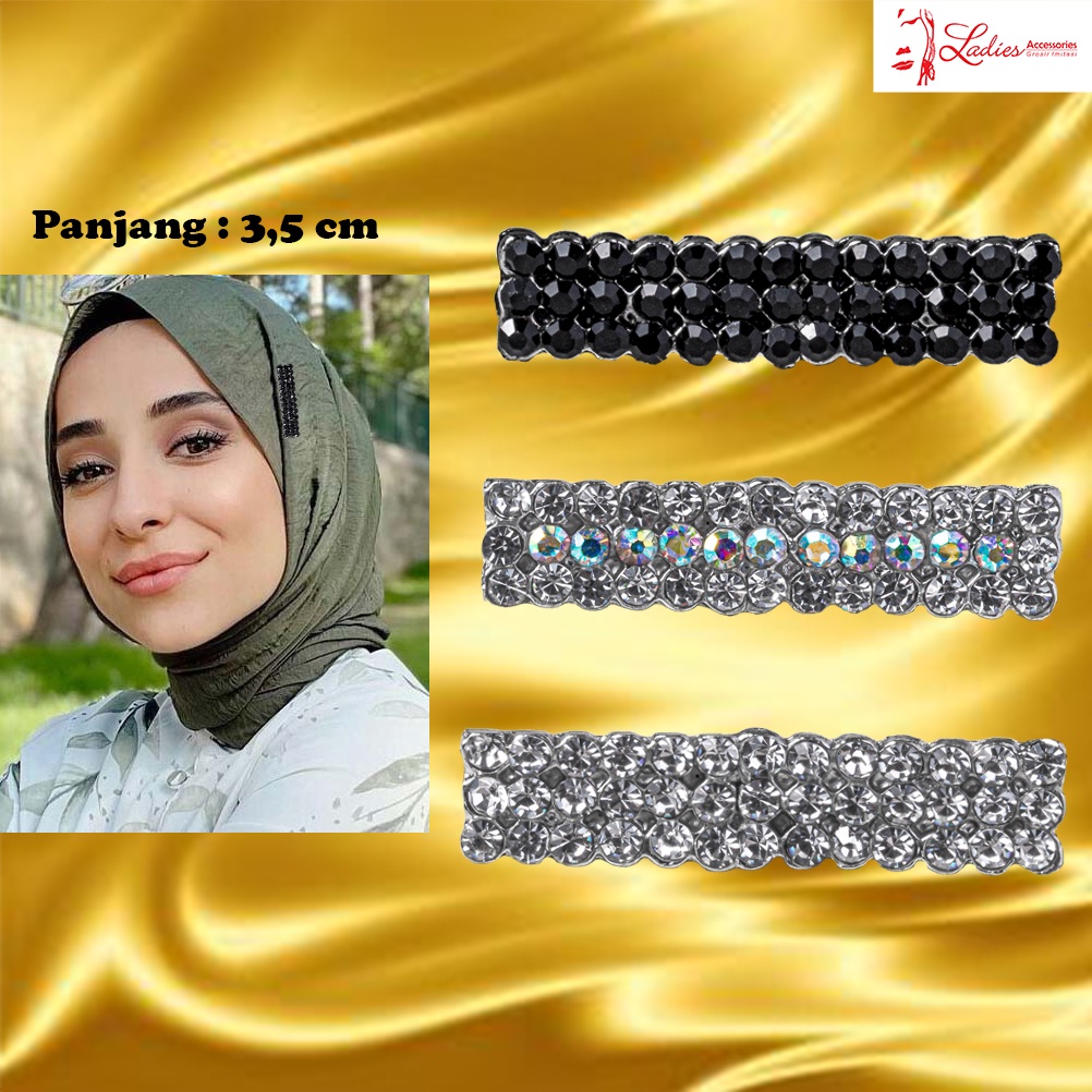 Bros Malaysia / hijab / kebaya / pashmina /  Kerudung / Bros Peniti / model Persegi panjang (C 3109)