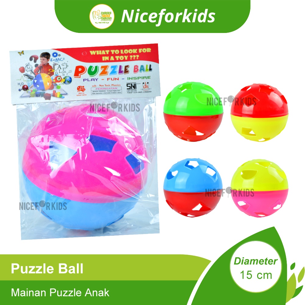 Puzzle Ball / Block Bola Puzzle / Mainan Puzzle Anak