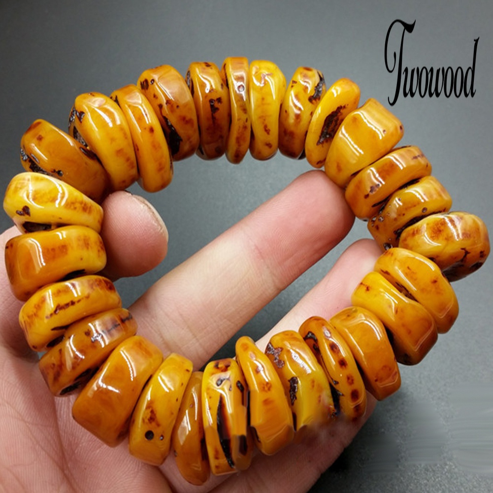 Gelang Manik-Manik Abacus Amber Beeswax Untuk Aksesoris Perhiasan