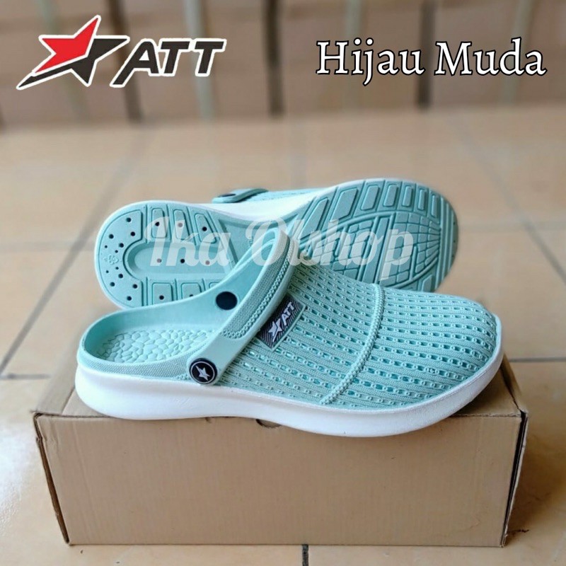 Sepatu Karet Anti Air ATT MSL dan MSW 562-Hijau Muda