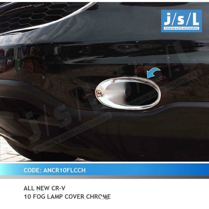 cover foglamp chrome 10 all new CRV jsl