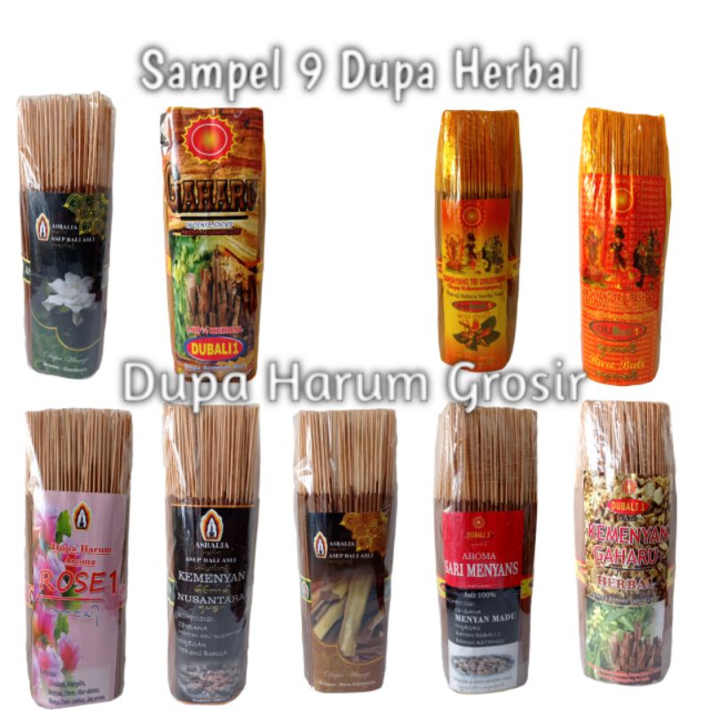 Sampel 9 Dupa Herbal Dubali &amp; Asbalia