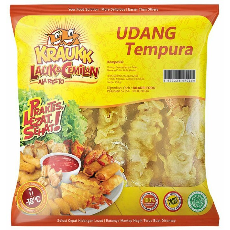 

frozen food udang tempura