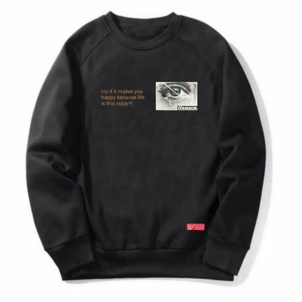 New Arrival Crewneck Simpel porn hub Terbaru Harga Segera Miliki Sweater Original Hacker Crewneck Black Motif Simpel Pria dan Wanita Premium Quality ALEEJOE65