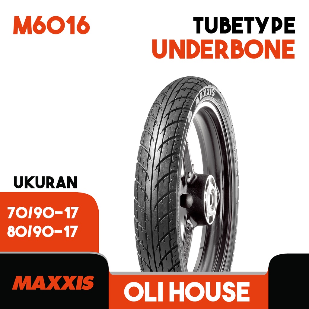 Ban Luar Motor Tubetype MAXXIS M6016 Ring 17 Ukuran 70/90 80/90