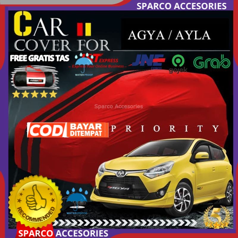 Cover Sarung Mobil Agya Ayla Anti Air Waterproof Warna Premium Body Cover Agya Ayla Anti Air Waterpr