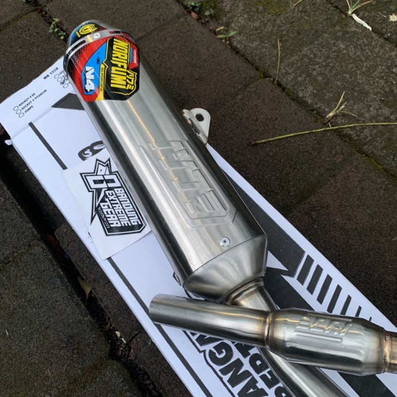 KNALPOT NORIFUMI N4 ORIGINAL YAMAHA WR 155 R SERIES TERBARU BEST SELLER