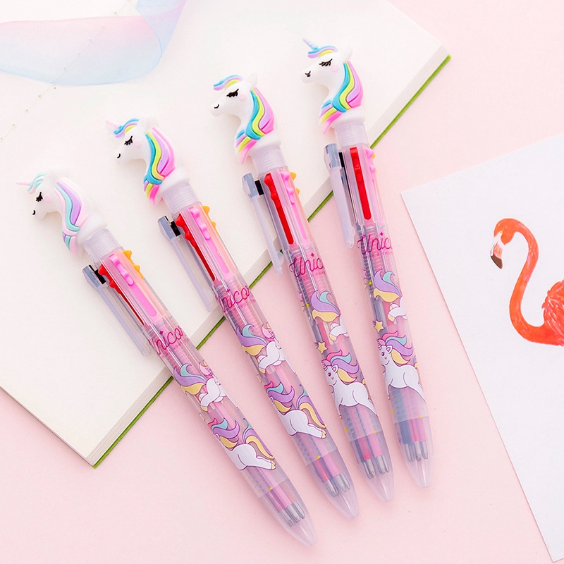 Pulpen Kreatif Bentuk Unicorn Lucu, 6 Warna | Shopee Indonesia