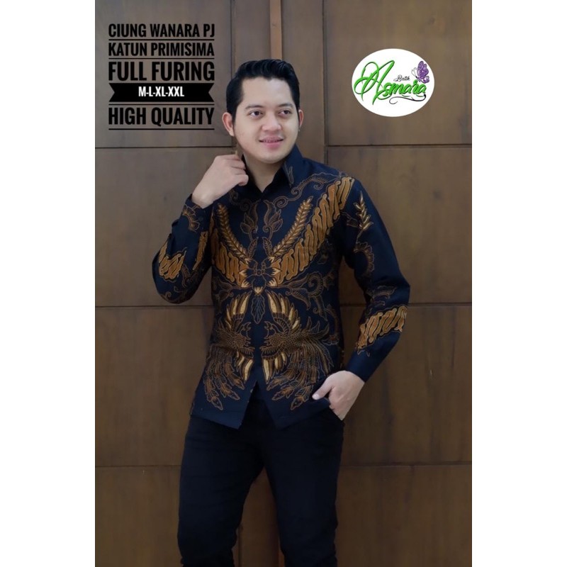 BATIK PRIA CIUNG WANARA LAPIS FURING KATUN HALUS SRAGENAN SIZE M-XXL HIGH QUALITY