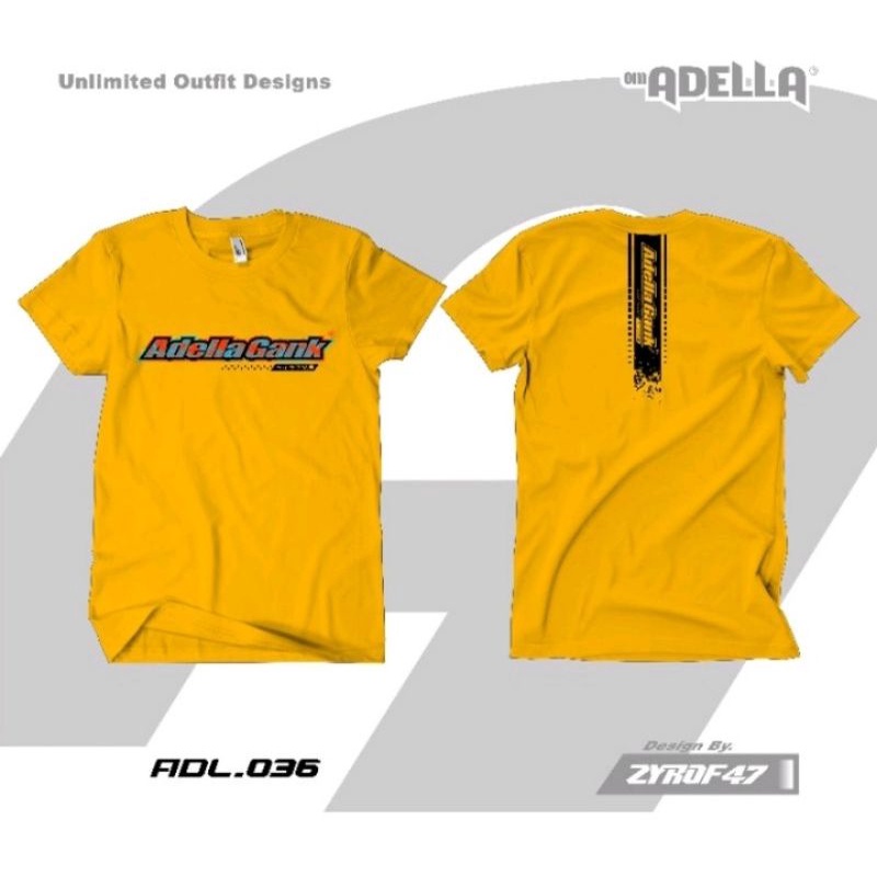 kaos Adella terbaru kaos distro kaos Adella manggung original BY ZYROF47 kode ADL -036