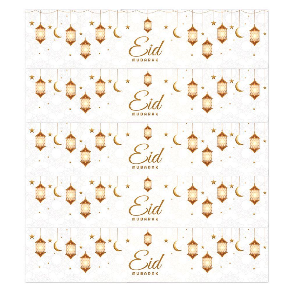 Preva 20pcs Stiker Hias Perekat Islami Muslim Eid Mubarak Idul Fitri