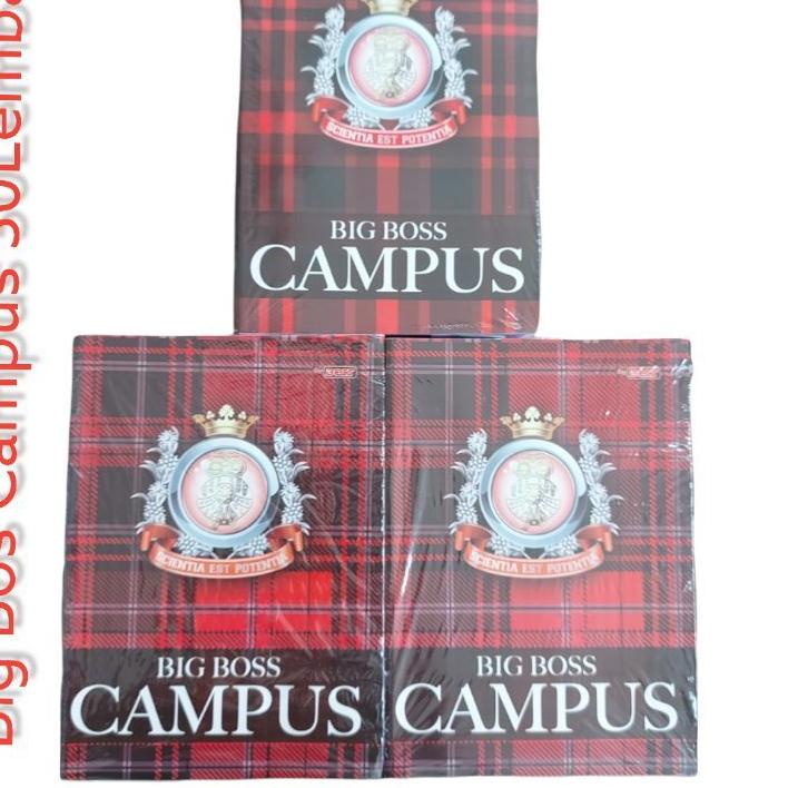 

New Buku Tulis Big Boss Campus 36 Lembar 1pak isi 10 Buku - Big Boss 50