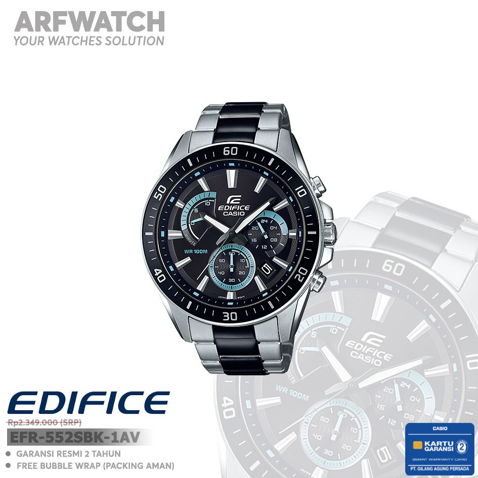 Casio Edifice EFR-552SBK-1AV / EFR-552SBK-1AVUDF Original