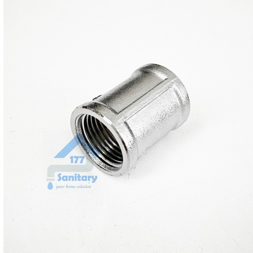 Sok kran Stainless 1/2 in Drat DALAM SD12-fitting pipa sambungan sock pipe spare part sokran spare part kran /K13