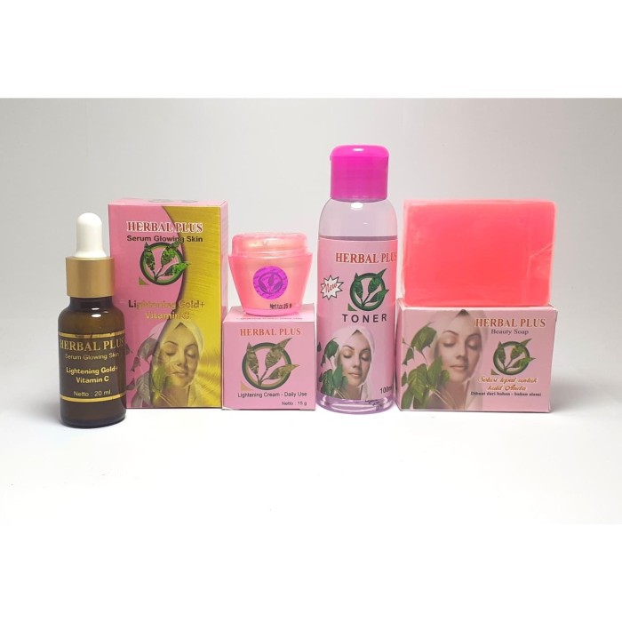 ORIGINAL BPOM Cream Herbal Plus Whitening / Krim Pencerah Aman BPOM