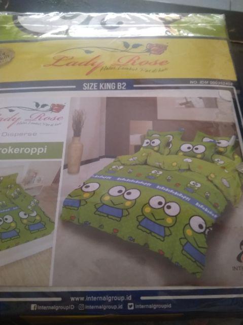 Ladyrose Disperse Keroppi Sprei  120/180*200
