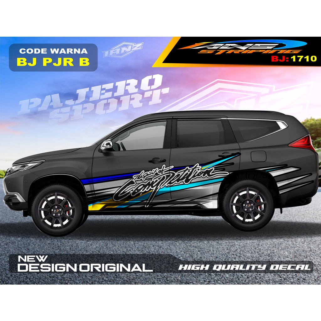 STICKER MOBIL PAJERO FORTUNER / STIKER MOBIL GRAND LIVINA / VARIASI STIKER PAJERO / STIKER MOBIL