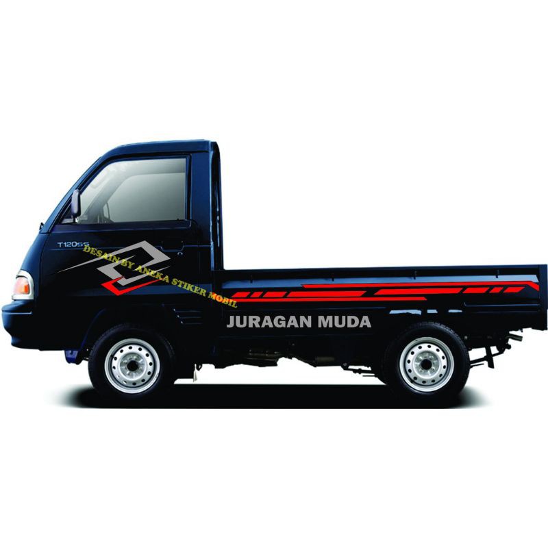 Stiker mobil pick up tss Stiker mobil pick up t120ss terbaru