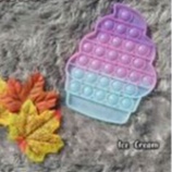 (BISA PILIH MOTIF) Pop it unicorn among us uv light berubah warna / Mainan Pop It Karakter Fidget Push Pop It Among Us Unicorn Ice Cream Pop Its Mainan Anak POP IT PUSH Fidget Toys Rainbow Unicorn Mainan Anak Stress Relieve GoBang Toy-ICE CREAM