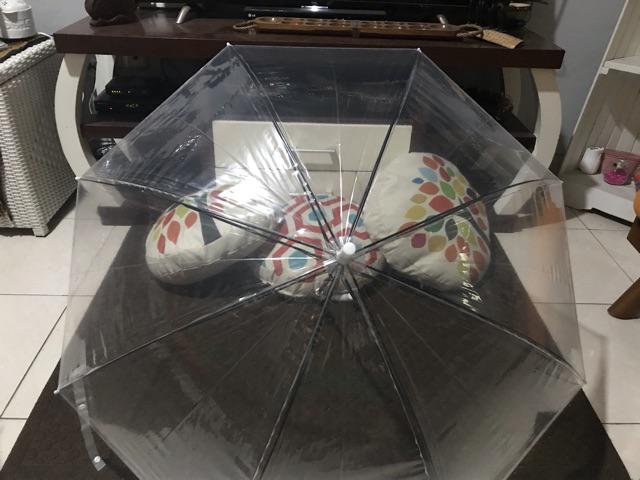 Payung Transparan Bening Umbrella Transparant Korea Japan Best Quality Jamin Plastik Tebal