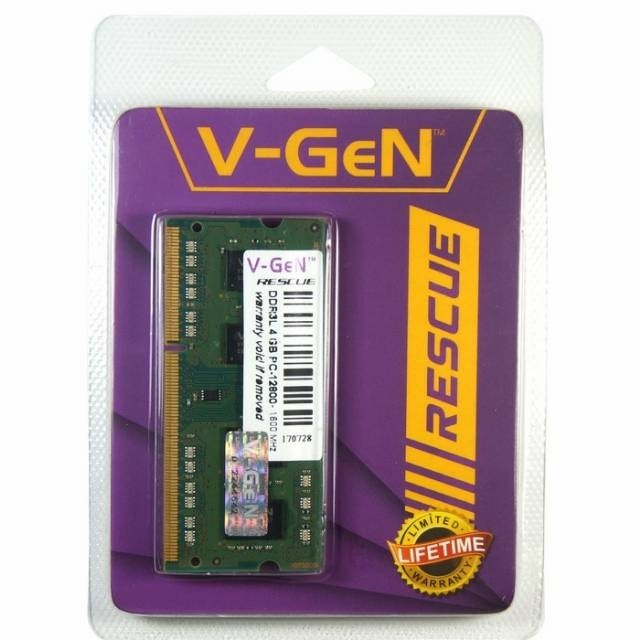 RAM Laptop VGen ddr3L 4gb 8gb PC-12800 / 1600MHz Sodimm