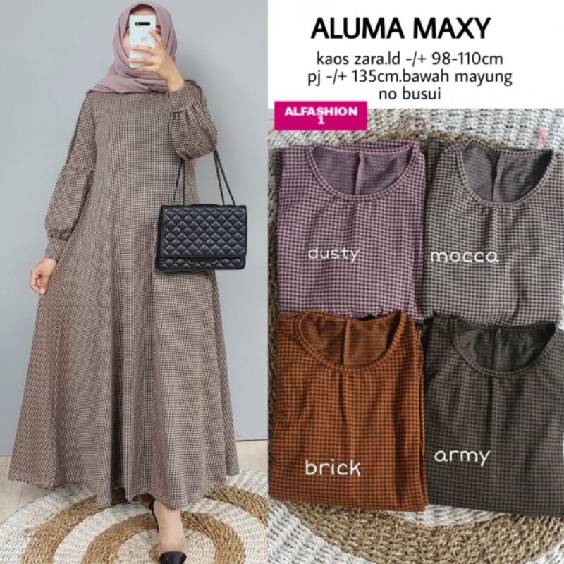 ALUMA  MAXY  original PRODUK BY ALFASHION