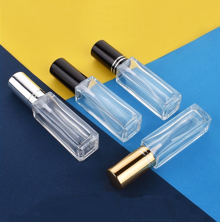 Botol Parfum Kosong Isi Ulang Model Semprot Bahan Kaca Transparan Ukuran 10ML Untuk Travel