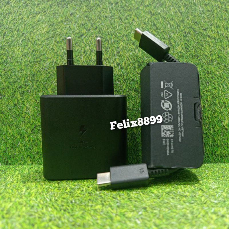 Charger Samsung Galaxy S20 5G S20 Plus S20+ S20 Ultra 5G S20 fe 5G M23 M33 M34 M53 M54 A23 A33 A34 A53 A54 A73 A74 5G 4G Z Fold 2 3 Note 10 20 + Ultra 45W S25W Super Fast charging USB Type C To C