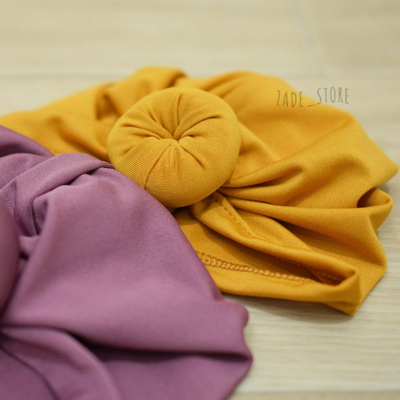 Turban bayi donat kupluk anak 0-2 thn kerudung ciput bayi kelinci pita bandana bayi bando newborn kerudung anak