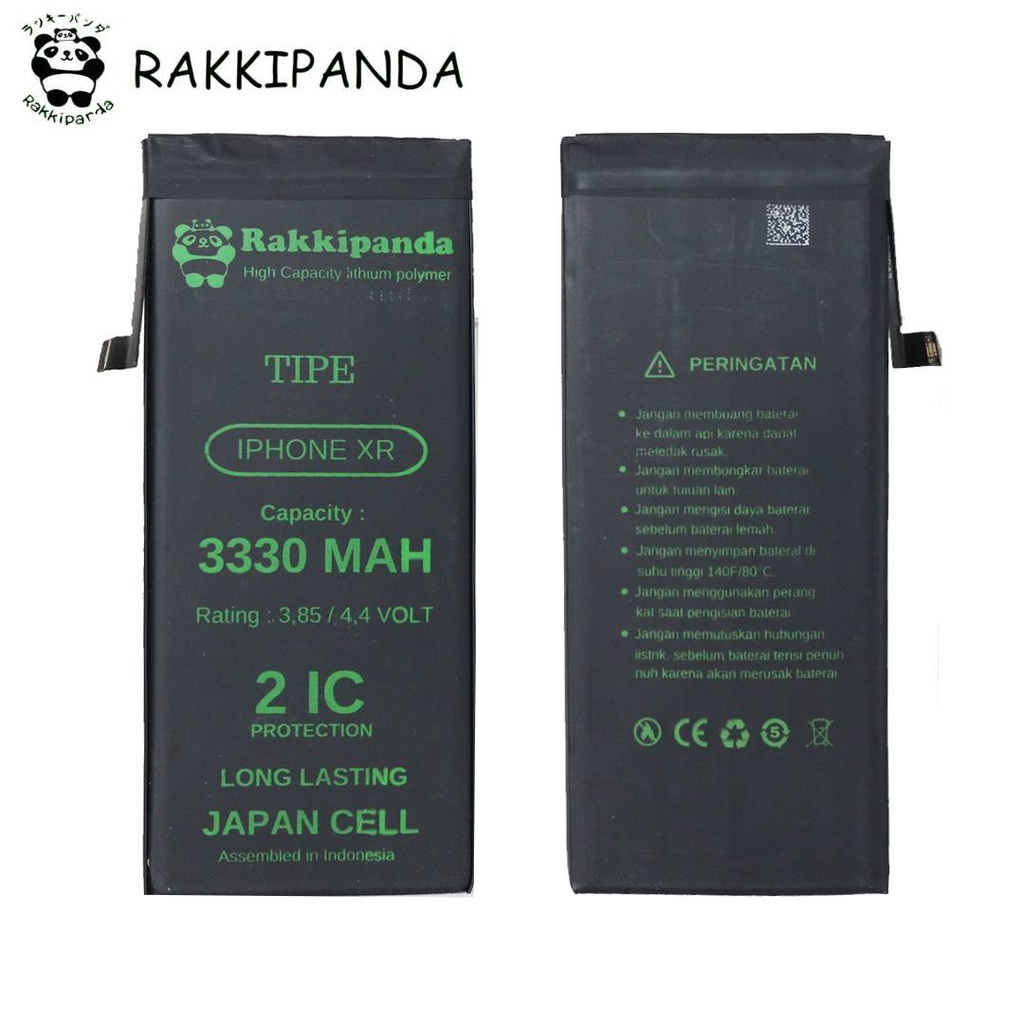 (R/K)- RakkiPanda - Ip XR Batre Batrai Baterai