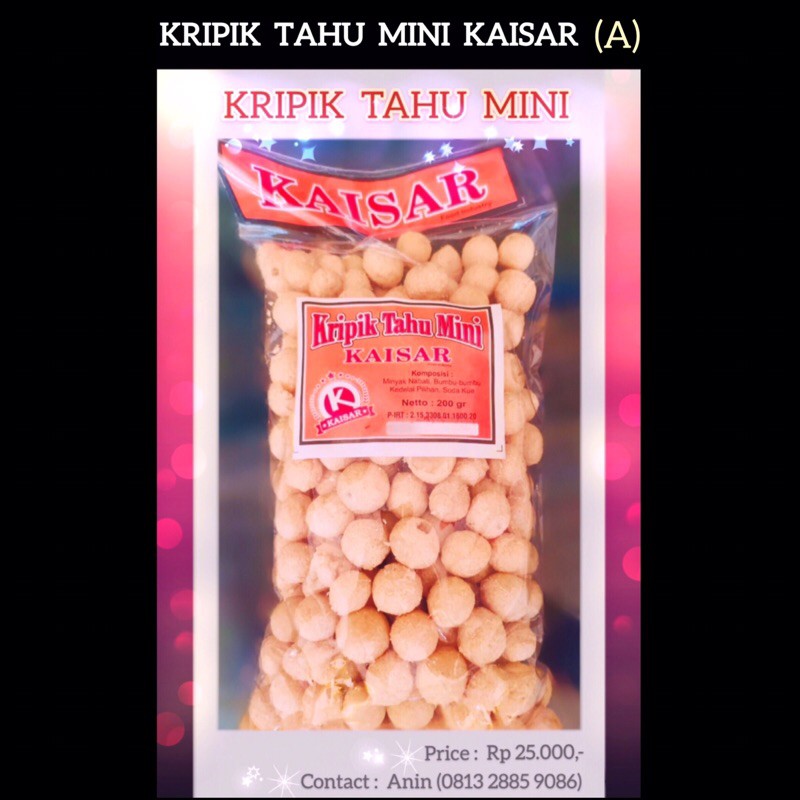 

Keripik Tahu Mini Kaisar