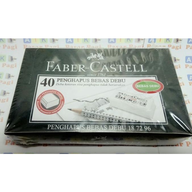 

penghapus stip faber castell kecil putih ( free dust )