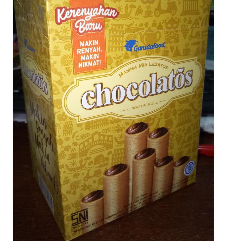 

eml-47 Chocolatos Wafer Roll 8,5 gram BOX 24pcs (311608) °•.¸¸.•°`