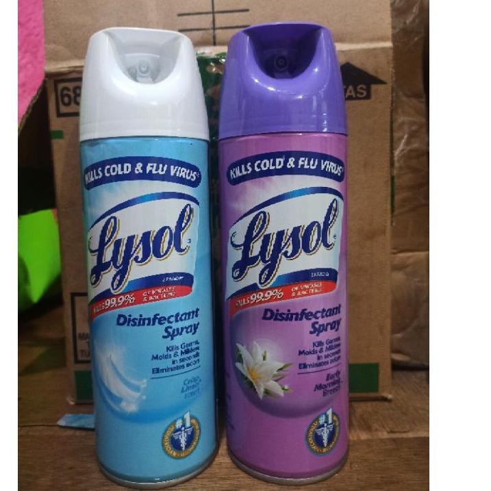 Bagus LYSOL DISINFECTANT SPRAY 170GR IMPORT SINGAPORE ... ...