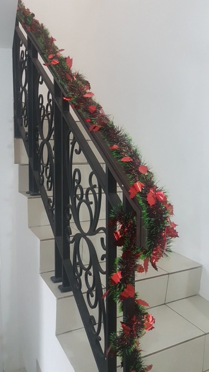 Hiasan Slinger Warna Motif Pohon 9cm