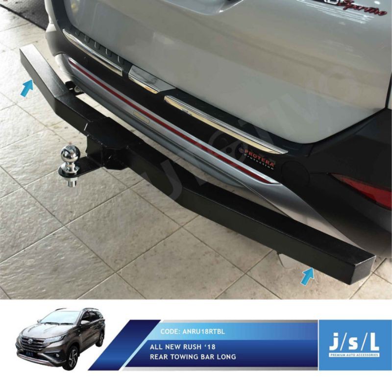 JSL Tanduk Belakang All New Rush 2018 2020 2022 2023 Rear Towing Bar
